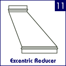Excentric reducer