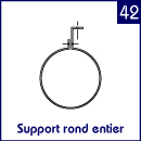 Support rond entier
